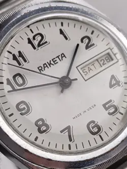 RARE Raketa ( "Rolex" ) Vintage 1980s Soviet LEGEND USSR Wrist Watch cal. 2628.H