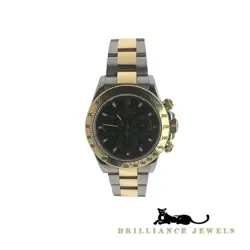ROLEX DAYTONA BLACK DIAL TWO TONE 116523