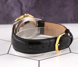 Rolex Datejust 36mm 2-Tone 2.50ct Dark Blue Diamonds Dial Men's Watch