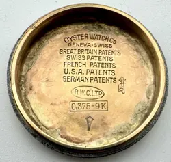 Rolex Oyster ‘Murdocks Cape Town’ South Africa 1935 Vintage Gents Cushion Watch