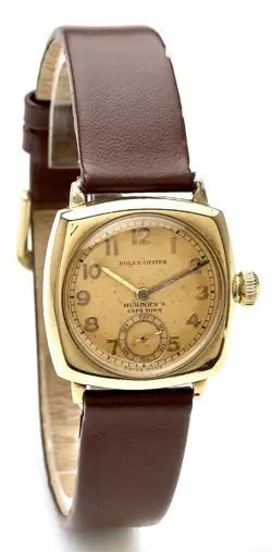 Rolex Oyster ‘Murdocks Cape Town’ South Africa 1935 Vintage Gents Cushion Watch