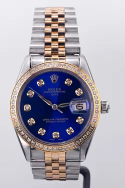 ROLEX OYSTER PERPETUAL DATEJUST 34MM TWO TONE