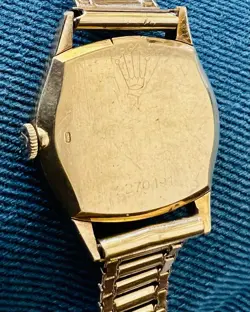 ROLEX  CELLINI ALL GOLD 18 KT LADIES MANUAL WINDING 19 RUBIES 38.849 GRAMS