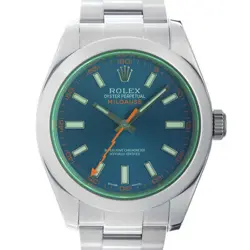ROLEX MILGAUSS 116400GV Z-BLUE WARRANTY 2015