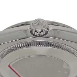 ROLEX WATCH 177200 OYSTER PERPETUAL AUTOMATIC BLACK PINK STAINLESS STEEL UNISEX