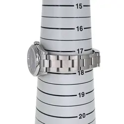 ROLEX WATCH 177200 OYSTER PERPETUAL AUTOMATIC BLACK PINK STAINLESS STEEL UNISEX