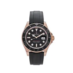 ROLEX YACHT-MASTER 126655 ROSE GOLD BLACK DIAL (2025)