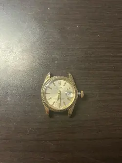 ROLEX WOMEN’S DATEJUST 18K GOLD WATCH