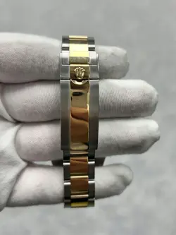 Rolex Submariner Date 116613LB Two Tone 18k Gold Oyster Bracelet 40mm Blue Dial