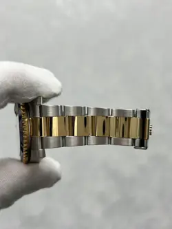 Rolex Submariner Date 116613LB Two Tone 18k Gold Oyster Bracelet 40mm Blue Dial