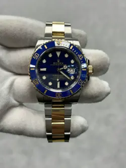 ROLEX SUBMARINER DATE 116613LB TWO TONE 18K GOLD OYSTER BRACELET 40MM