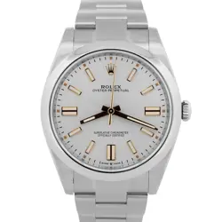 2024 NEW PAPERS ROLEX OYSTER PERPETUAL 41MM SILVER STEEL WATCH 124300 WATCH BOX