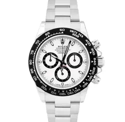 NEW UNWORN PAPERS ROLEX DAYTONA COSMOGRAPH PANDA 40MM STEEL WATCH 116500 LN BOX