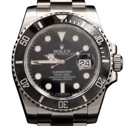 MENS ROLEX STAINLESS STEEL 116610 SUBMARINER WATCH BLACK DIAL WITH ROLEX CARD