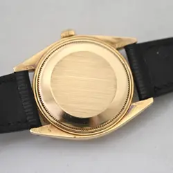 VINTAGE ROLEX 1500 OYSTER DATE 18K SOLID YELLOW GOLD 1968 MENS WATCH SERVICE