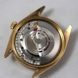 VINTAGE ROLEX 1500 OYSTER DATE 18K SOLID YELLOW GOLD 1968 MENS WATCH SERVICE