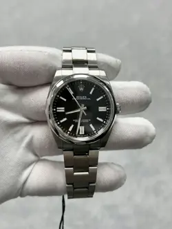 Rolex Oyster Perpetual 124300 with Card 2023 Stainless Steel Black Dial 41mm