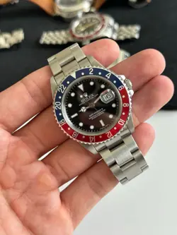 ROLEX GMT MASTER II 16710 STEEL RED/BLUE 