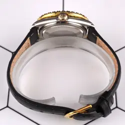 Rolex Datejust 36mm 2-Tone 2.50ct Baby Blue Diamonds Dial Men's Watch