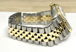 ROLEX DATEJUST TWO TONE JUBILEE 36MM TAPESTRY DIAL 16233 VERY WELL CARED FOR