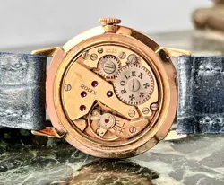 VTG ROLEX MARCONI SILVER DIAL 18Kts GOLD PLATED CASE CIRCA 1930 APROX