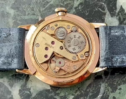 VTG ROLEX MARCONI SILVER DIAL 18Kts GOLD PLATED CASE CIRCA 1930 APROX