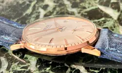 VTG ROLEX MARCONI SILVER DIAL 18Kts GOLD PLATED CASE CIRCA 1930 APROX