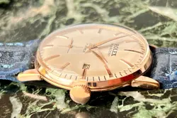 VTG ROLEX MARCONI SILVER DIAL 18Kts GOLD PLATED CASE CIRCA 1930 APROX