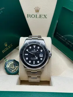 ROLEX YACHT-MASTER 42 NEW 2024 BLACK DIAL BLACK BEZEL TITANIUM OYSTER BRACELET