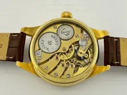 Rolex Lever Chronometer Masonic MARRIAGE!! Antique Swiss Art Deco Gold Men Watch