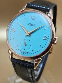 VINTAGE & FINE ROLEX MARCONI MANUAL HAND WINDING 1950'S  WRISTWATCH