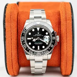 ROLEX GMT-MASTER II 116710LN BLACK DIAL OYSTER BRACELET 2008
