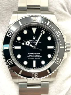 ROLEX SUBMARINER NO DATE 41MM 124060 BOX & PAPERS 2023