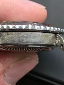 Vintage Rolex GMT MASTER 1675 Pepsi, not running, watch head only.