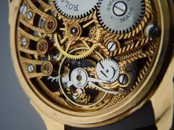 Vintage Watch Skeleton Men Wristwatch ROLEX Movement