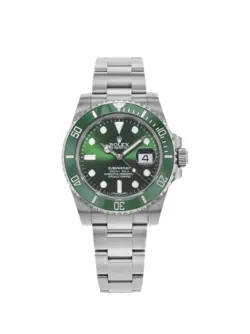 ROLEX SUBMARINER 116610LV DATE  HULK STEEL 40MM-GREEN DIAL CERAMIC BEZEL B&P