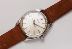 Vintage ROLEX 6422 Precision Manual Wind Stainless Steel Watch Alpha Hands Lume