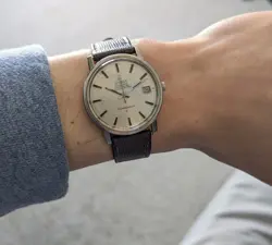 Vintage ROLEX 6422 Precision Manual Wind Stainless Steel Watch Alpha Hands Lume