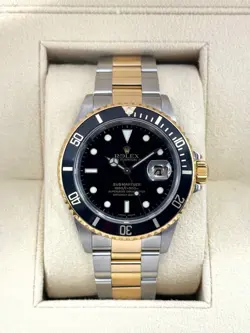 2005 ROLEX SUBMARINER 40MM 16613LN TWO-TONE BLACK DIAL