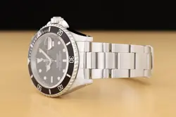 ROLEX MENS SUBMARINER DATE 40MM 16610 STAINLESS STEEL OYSTER BLACK DIAL WATCH
