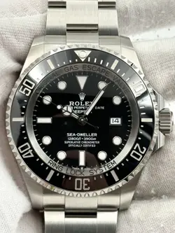 ROLEX DEEPSEA SEADWELLER 44MM BLACK DIAL 126660 BOX & PAPERS 2022