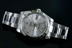 Rolex Datejust II 41mm Stainless Steel 116334 Silver Stick Dial w/ Box