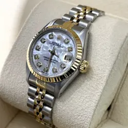 ROLEX LADY-DATEJUST 26MM MOTHER OF PEARL TWO-TONE JUBILEE FLUTED REF: 69173
