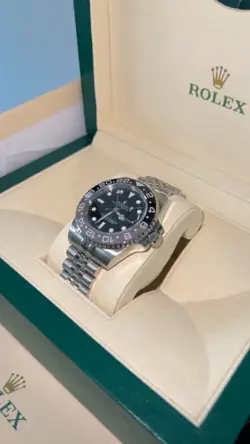 ROLEX GMT-MASTER II MEN'S BLACK WATCH