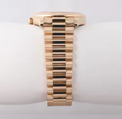 Rolex Day-Date 228238 18k Gold Fluted Bezel 40mm-Custom Green Roman Dial