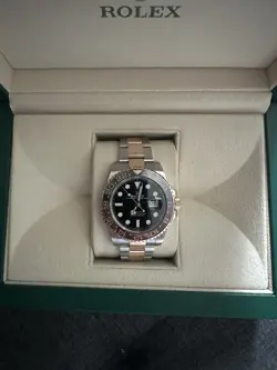 2022 ROLEX GMT MASTER II ROOTBEER TWO TONE STEEL AND ROSE GOLD BLACK DIAL 40MM
