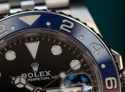 ROLEX GMT-MASTER II 126710BLRO SILVER JUBILEE BRACELET WITH RED AND BLUE BEZEL
