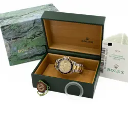MENS ROLEX OP DATE GMT MASTER II REF.16713 TWO-TONE 40MM SERTI DIAL #W158592-1