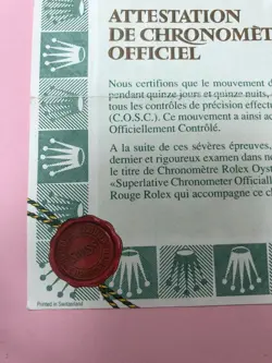 USED CERTIFICATE