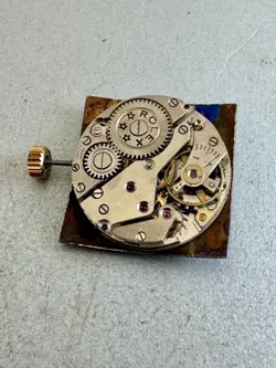 VINT Rolex square Marconi blue  dial   swiss made wind up ca 57 NO RESERVE PRICE